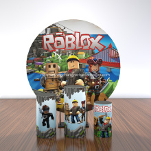 Roblox round backdrop cover happy birthday